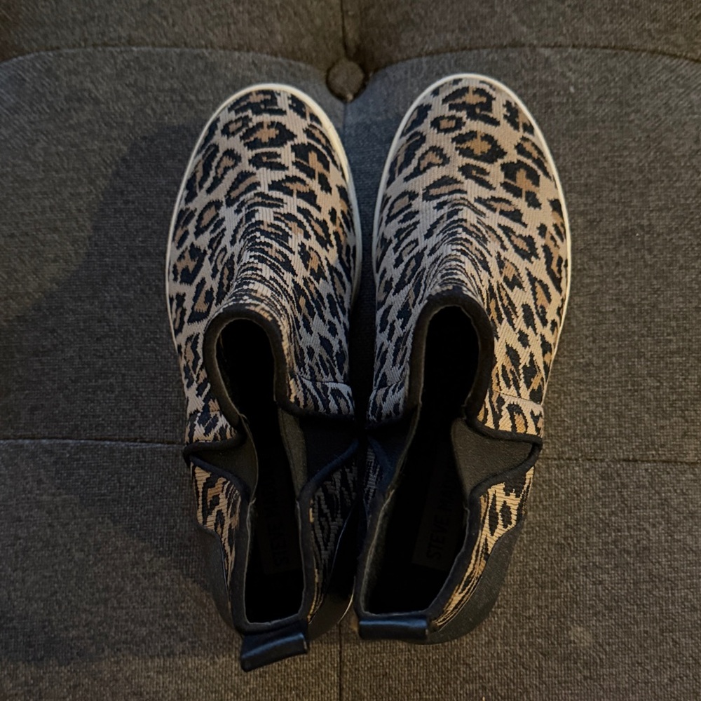 Steve Madden Leopard Print Sneakers